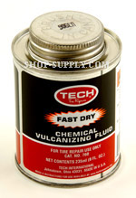 TECH 8oz. Tire Repair Chemical Vulcanizing Cement